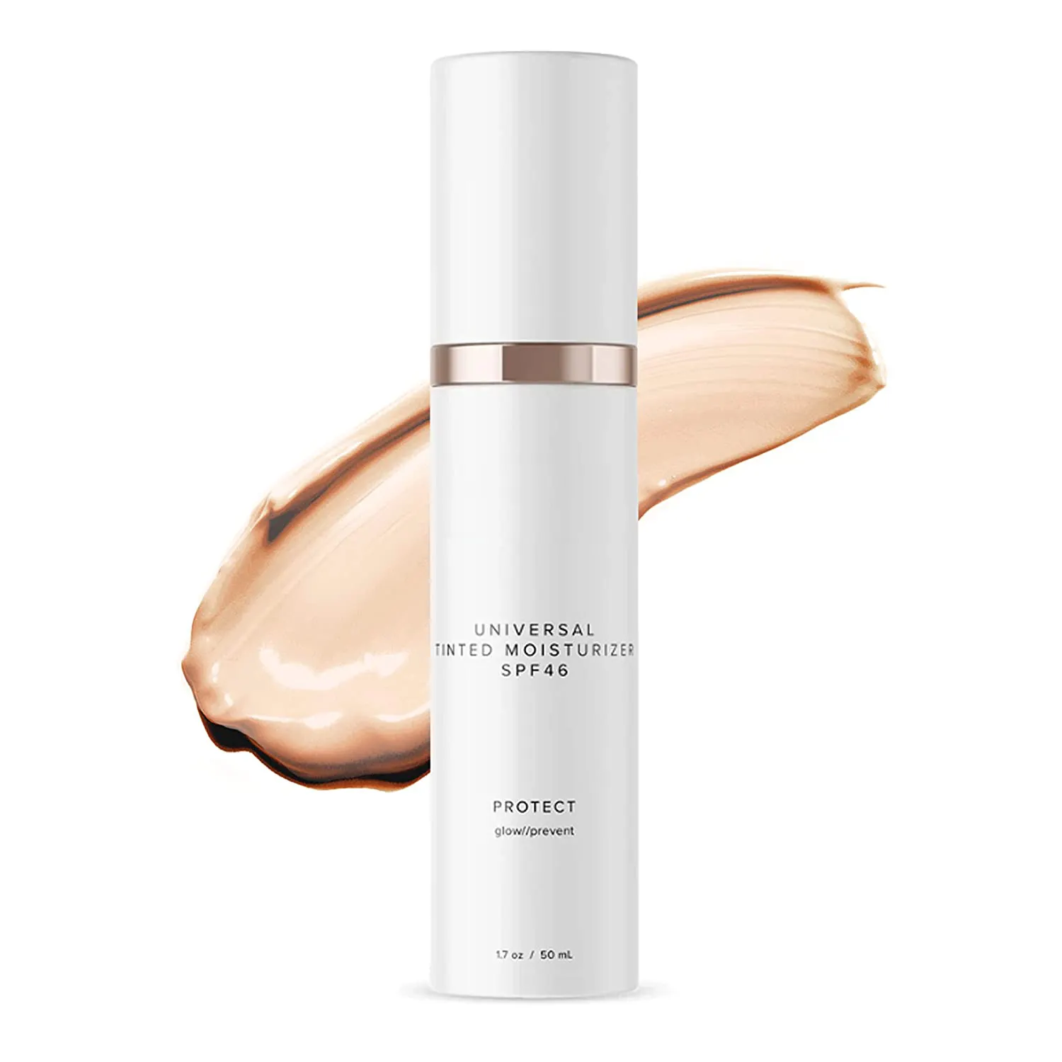 Anti-Aging Tinted Moisturizer with SPF 46 All-In-One Face Sunscreen and Foundation Protection Against UVA and UVB Rays