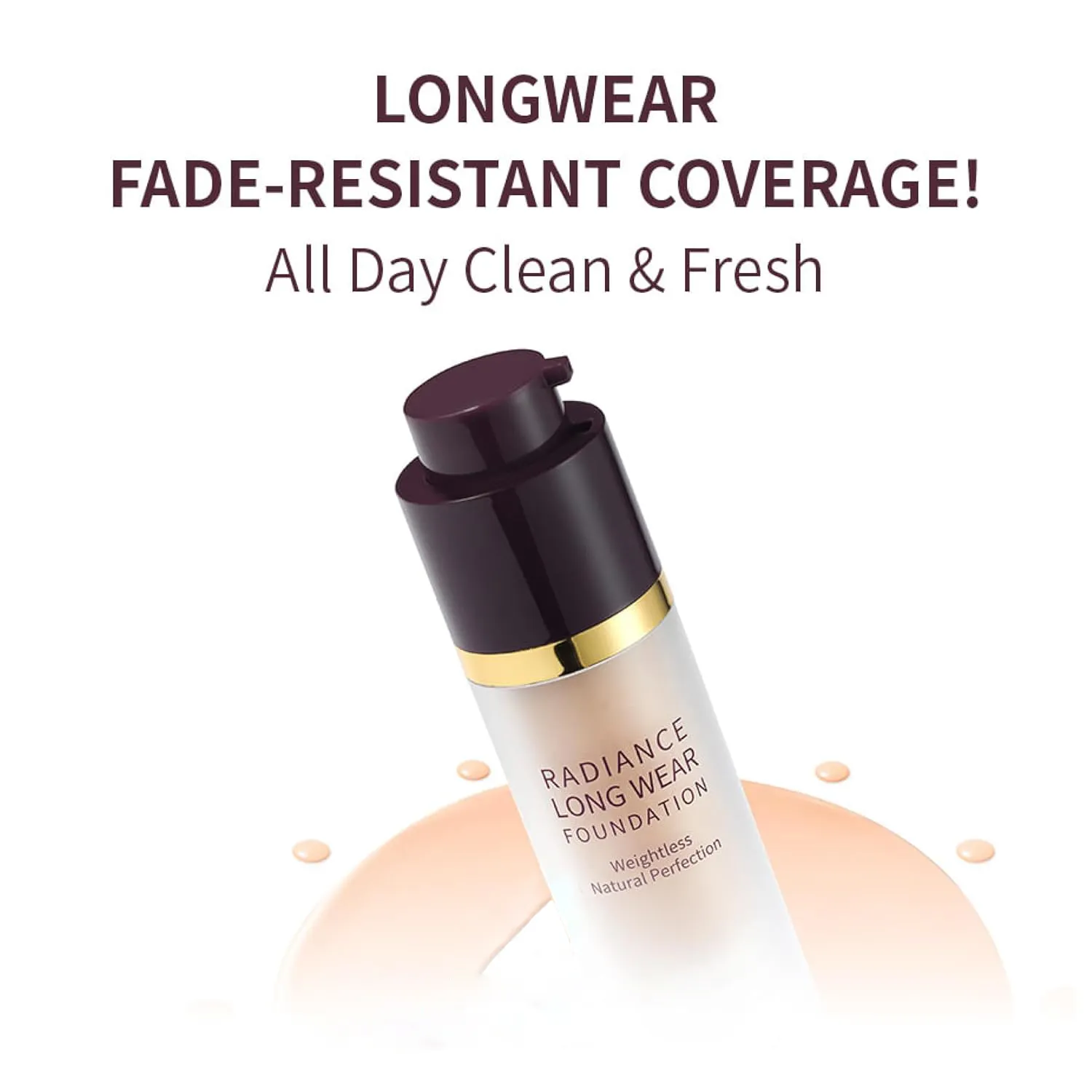 Wholesale Liquid Matte Waterproof Makeup Foundation Long Lasting with Custom Private Factory Label Natural Face Primer
