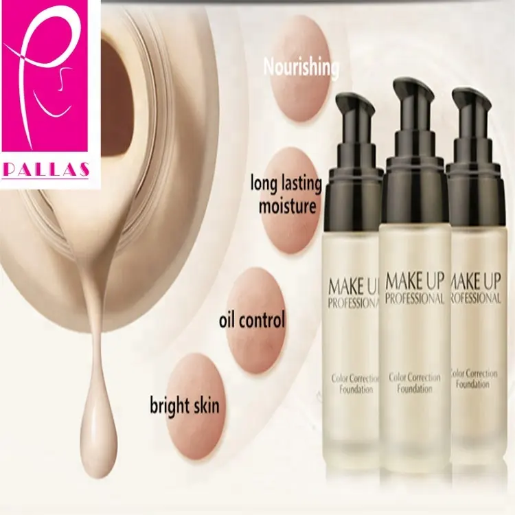 OEM ODM Waterproof Oil Control Liquid Foundation Vegan Ingredients Cream Powder Forms Face Makeup Concealer Sunscreen Whitening