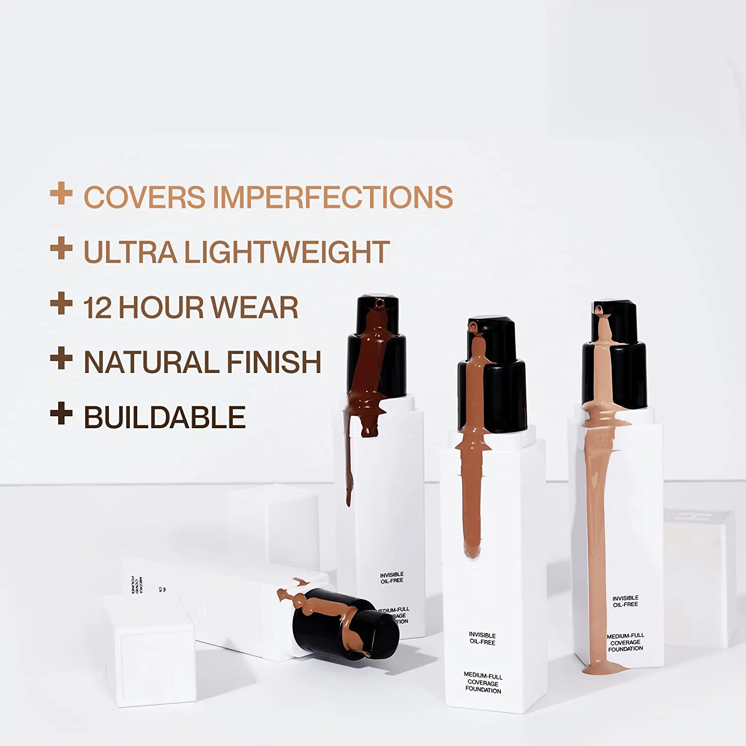 In Stock Whitening Facial Treatment Liquid Foundation Starter Kit Private Label 6 Colors Set Anti Box China Item Piece