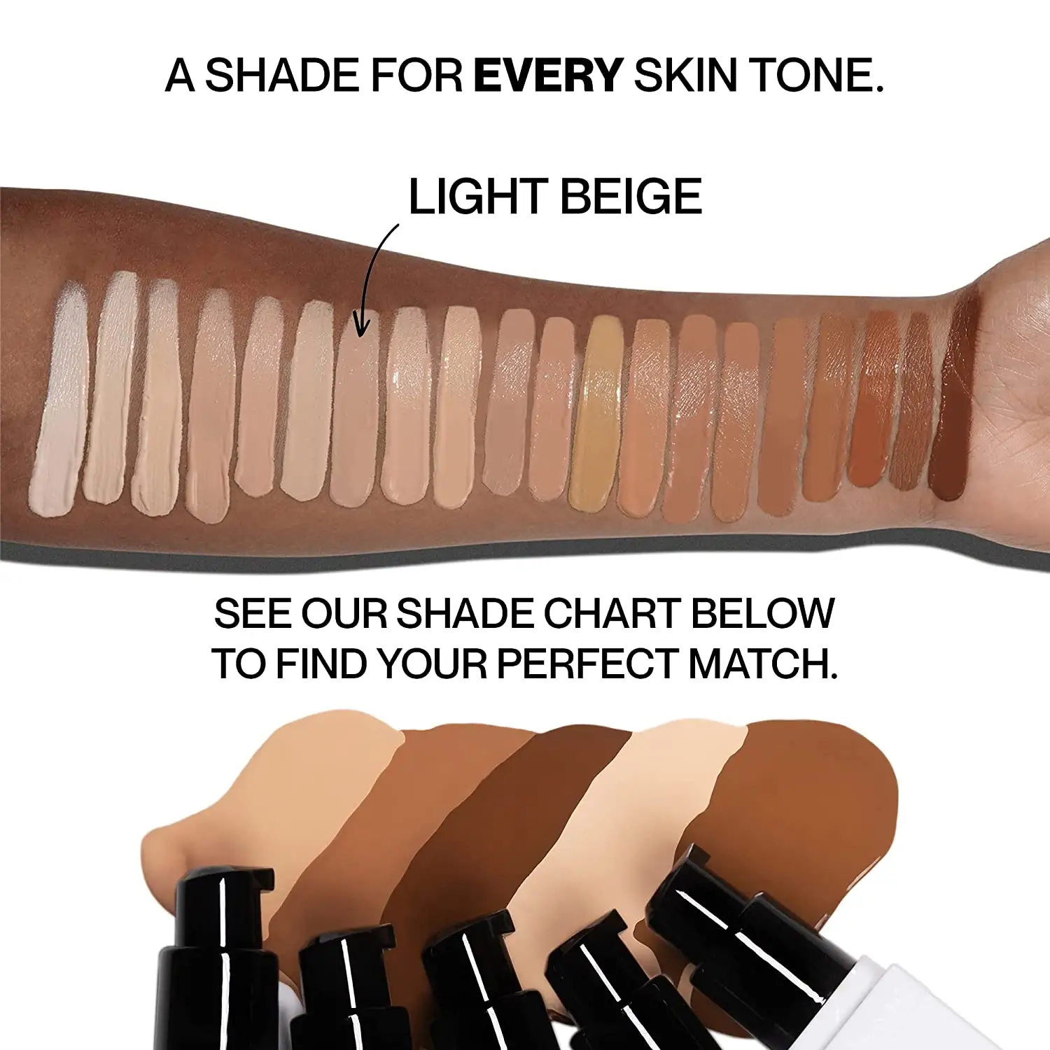 In Stock Whitening Facial Treatment Liquid Foundation Starter Kit Private Label 6 Colors Set Anti Box China Item Piece