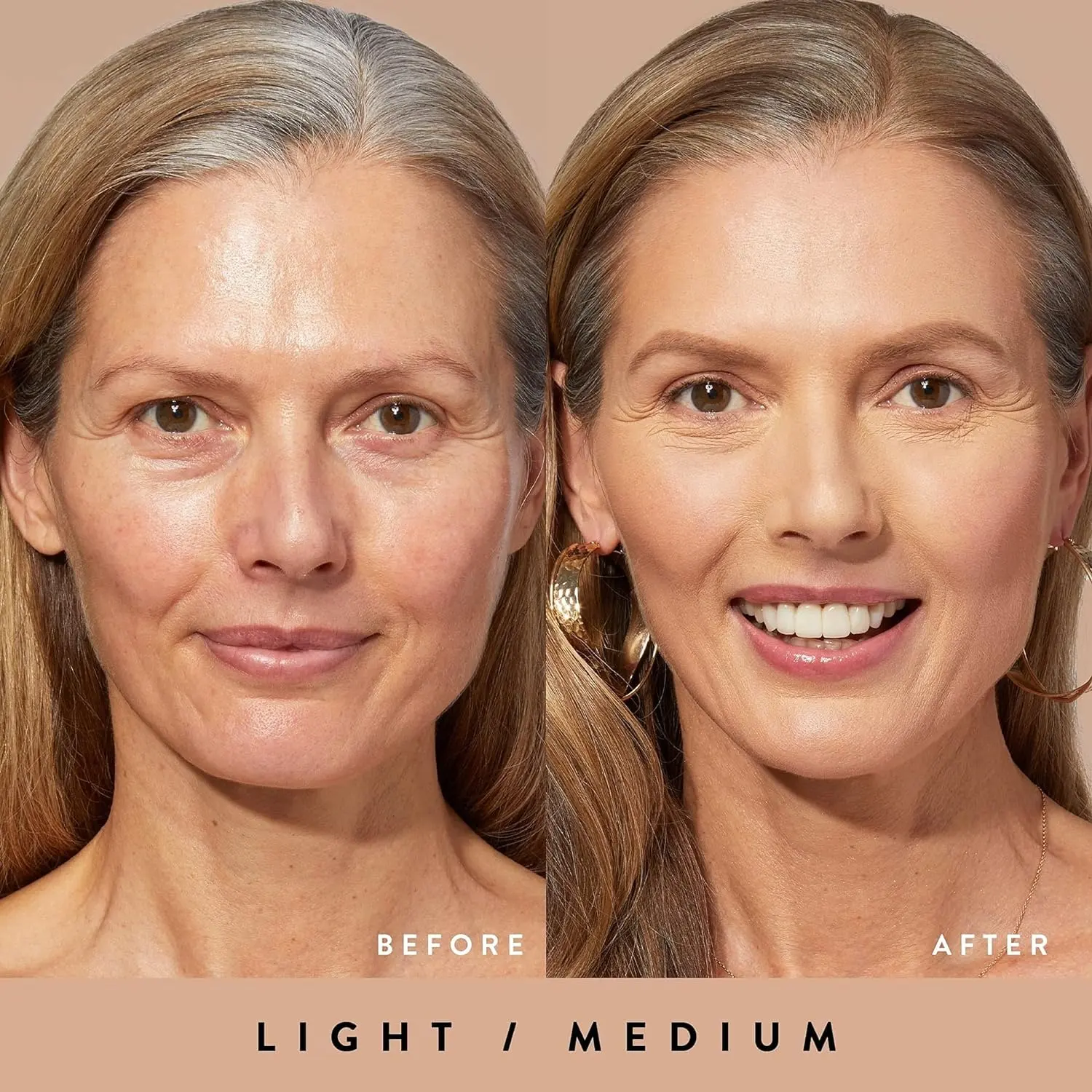 SPF Light/Medium Sheer to Light Buildable Coverage Natural Glow Finish Lightweight Formula Hyaluronic Acid Hydrating Foundation