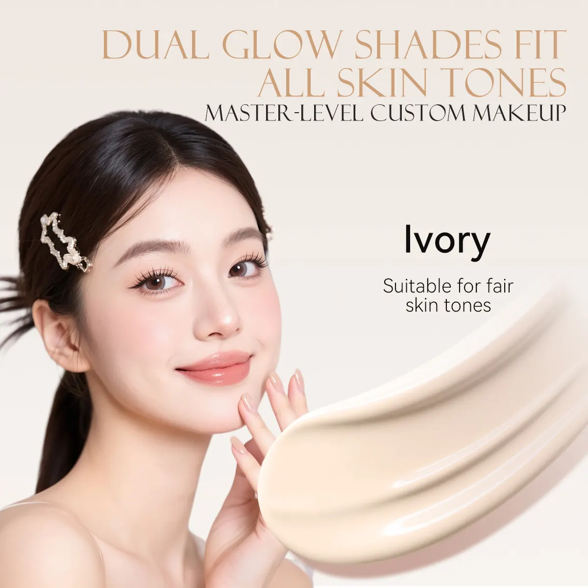 BEAUTY BONE BREATHABLE CUSHION CREAM HYDRATINGLONG-WEARINGStays Bright All Day SUITABLE FORALL SKIN TYPES#02Porcelain