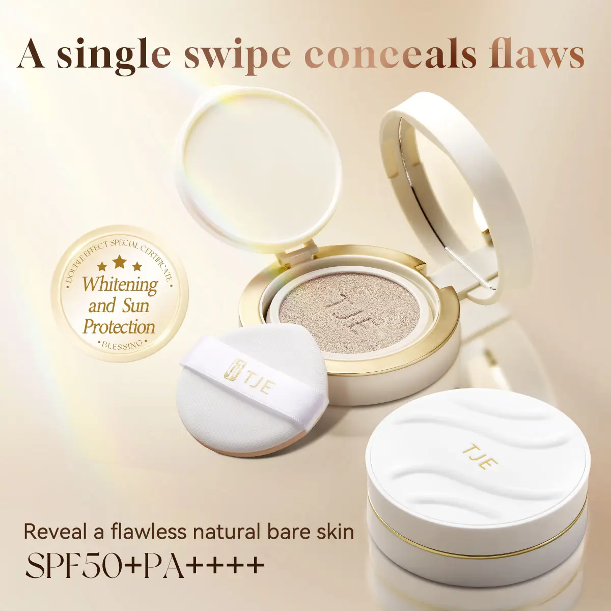 Matte Air Cushion BB Cream SPF 50+ PA+++ Freckle-Removing Whitening Long-Lasting Titanium Dioxide Ingredients Private Sunscreen