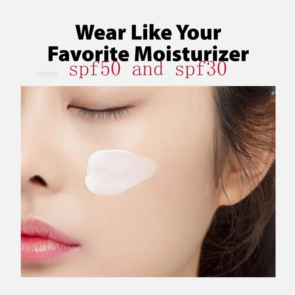 Oil Free Zinc-oxide Cream Moisturizing Sunscreen Private Label Tinted Sunscreen