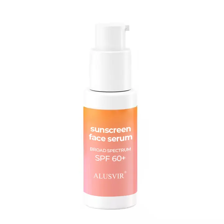 Wholesale Skin Face Invisible Daily Defense Sunscreen SPF 60+ Moisturizing Primer Serum with Hyaluronic Acid Liquid Makeup Base