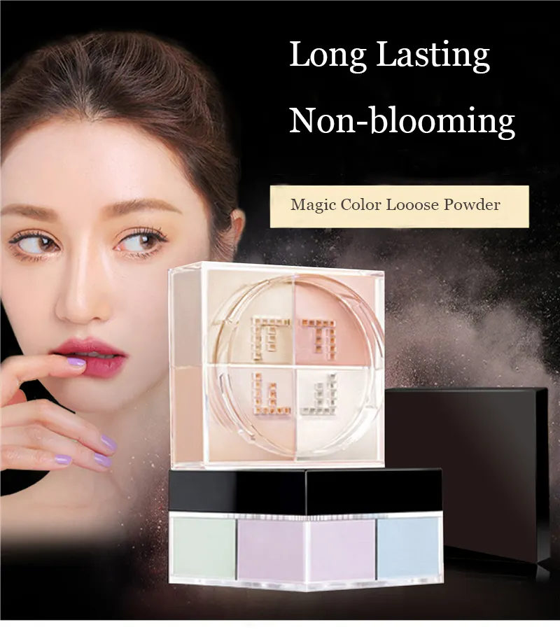 UMF Waterproof Oil-Control Brightening Whitening Matte Finish Mineral Loose Setting Powder 4 Colors