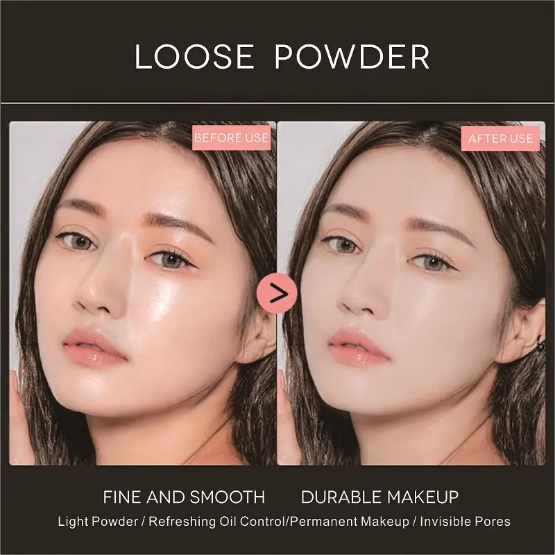 Concealing Makeup 4 Color Highlighter Private Label OEM ODM Loose Pigment Powder Vegan Loose Powder