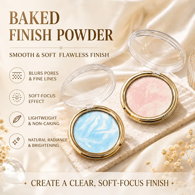 Custom Pressed Powder OEM Cosmetics Manufacturer High-quality Waterproof Oil-control Concealer Highlighter Private Label