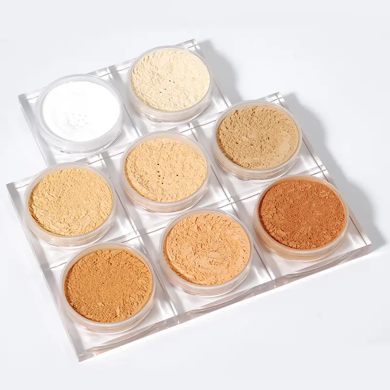 Private Label High Quality Full Coverage Finish Custom Logo Waterproof Oil-Control Best Quality Pressed Setting Powder