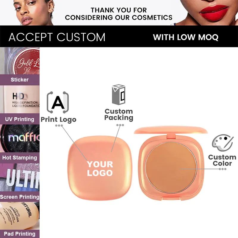 Wholesale Face Cosmetics Makeup Private Label Matte Contour Palette Waterproof Pressed Powder