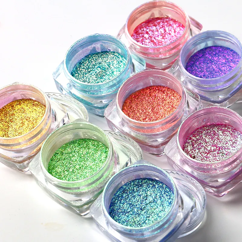 Private Label Color Chameleon Pearl Dark Loose Eyeshadow Waterproof Long Lasting Shimmer Finish Powder Form Chemical Ingredient