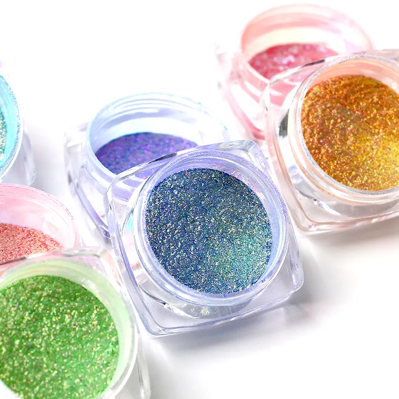 Private Label Color Chameleon Pearl Dark Loose Eyeshadow Waterproof Long Lasting Shimmer Finish Powder Form Chemical Ingredient