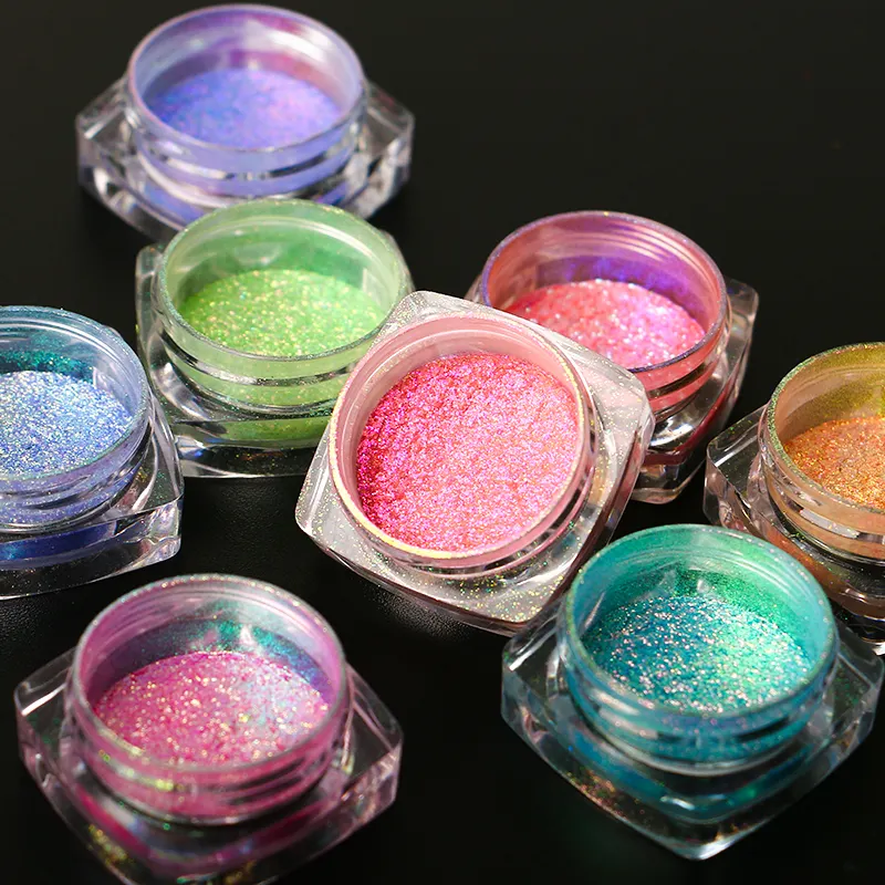 Private Label Color Chameleon Pearl Dark Loose Eyeshadow Waterproof Long Lasting Shimmer Finish Powder Form Chemical Ingredient