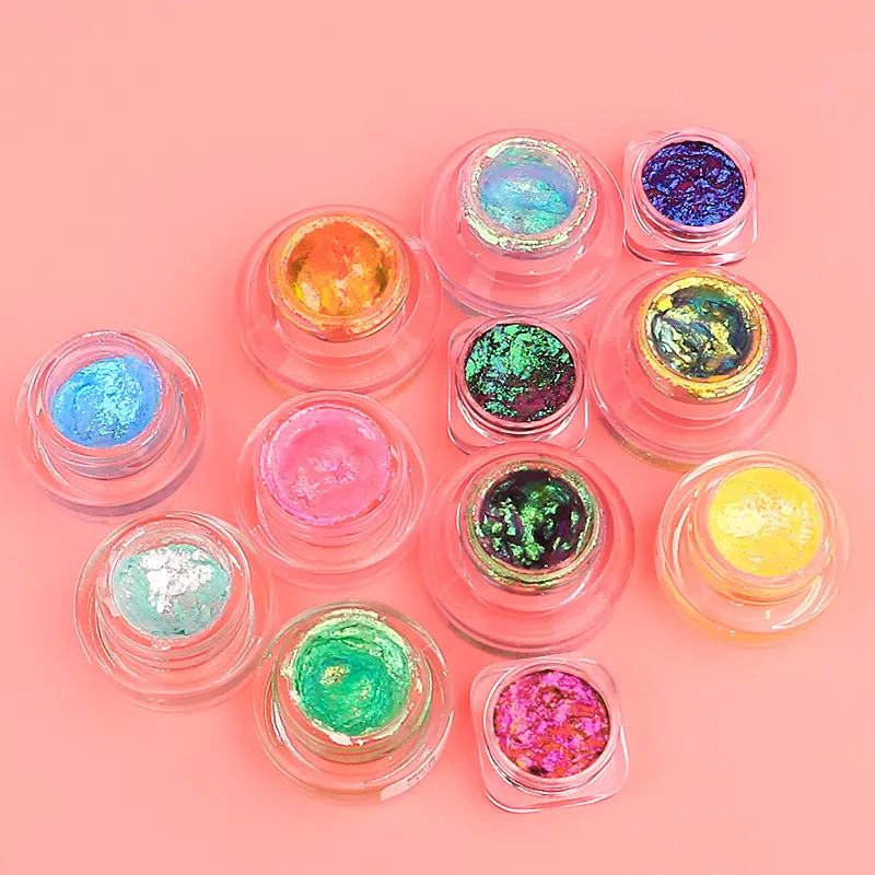 Manufacturer Holographic Eyeshadow Duochrome Flake Gel Chameleon Eye Shadow Cream Flakes