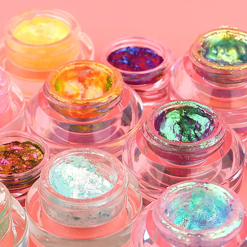 Manufacturer Holographic Eyeshadow Duochrome Flake Gel Chameleon Eye Shadow Cream Flakes