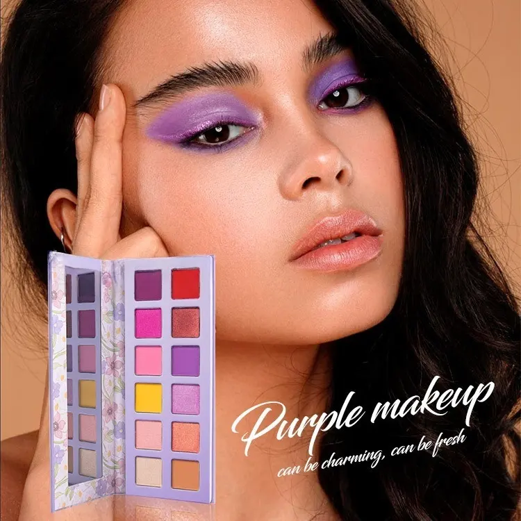 Professional Custom Matte High Pigment Shimmer Matte Long Lasting NO Brand Private Label Makeup Eyeshadow 8 Colors