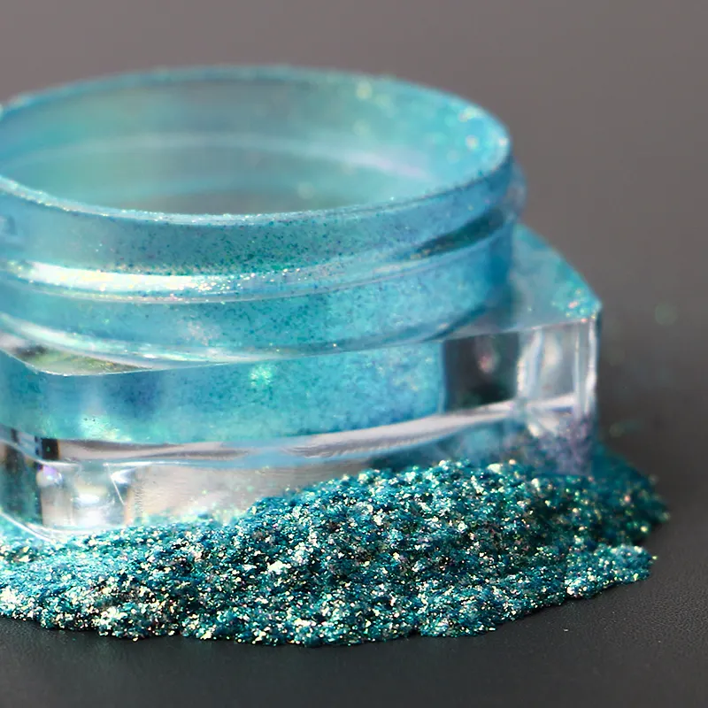 Eye Shadow Metallic Shimmer Finish Chemical Pastel Duochrome Multichrome Chameleon Chrome Mica Powder Wet