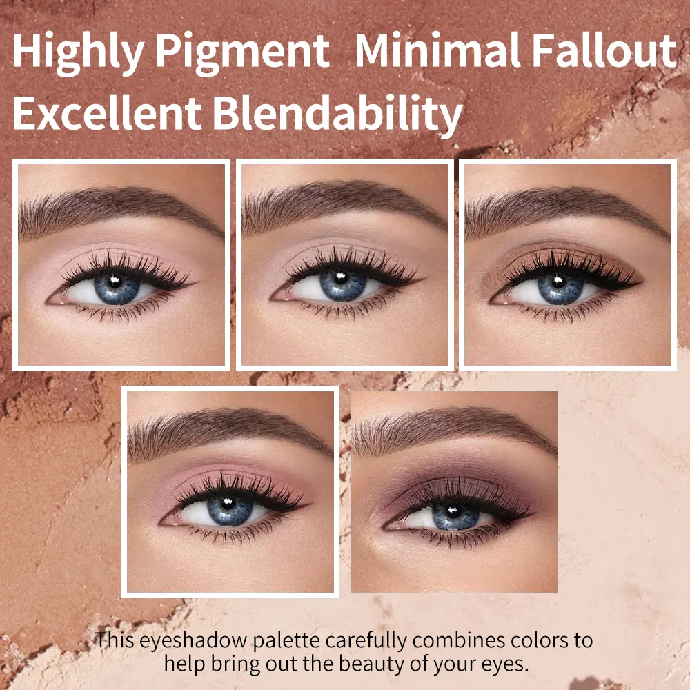 New Arrivals Private Label High Pigment Wholesale Eyeshadow Palette High Quality No Brand Eyeshadow Palette