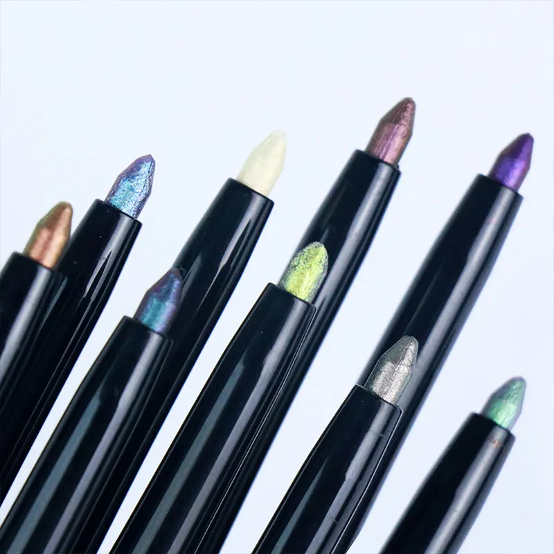 Hot Selling 9-Color Chameleon Eyeliner Lip Liner Private Label Duochrome Pencil for Eye Makeup Chemical Ingredient