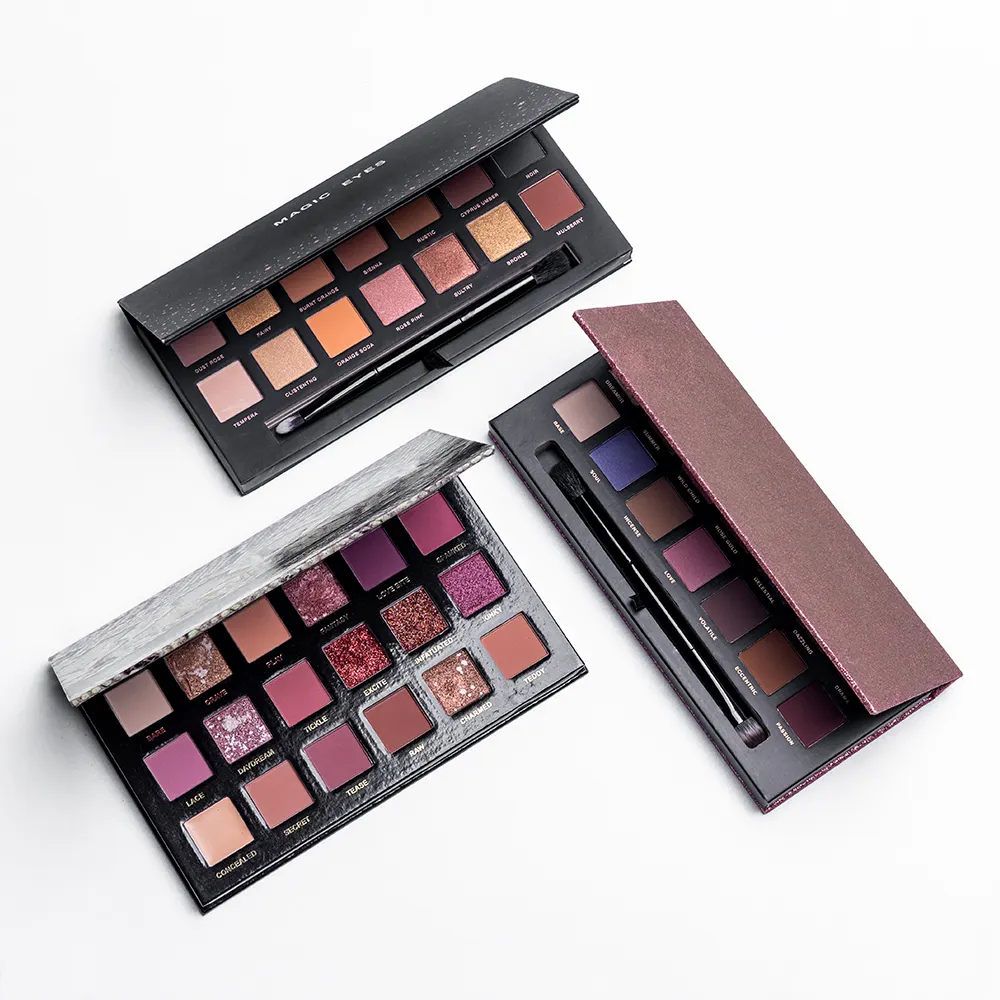 Eyeshadow Palette Private Label Brand Wholesale Vegan Shimmer Dry Eye Shadow Long Lasting Waterproof Powder for Fair Light Skin