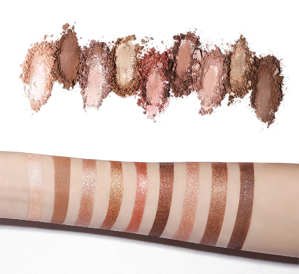 Eyeshadow Palette Private Label Brand Wholesale Vegan Shimmer Dry Eye Shadow Long Lasting Waterproof Powder for Fair Light Skin