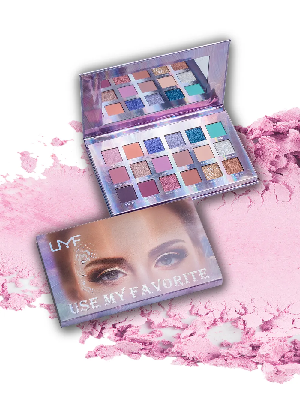 Wholesale OEM Cosmetics Manufacturer Colorful Custom Dark Shimmer Smoky Matte Waterproof Long Lasting 30g Chemical Powder Eye