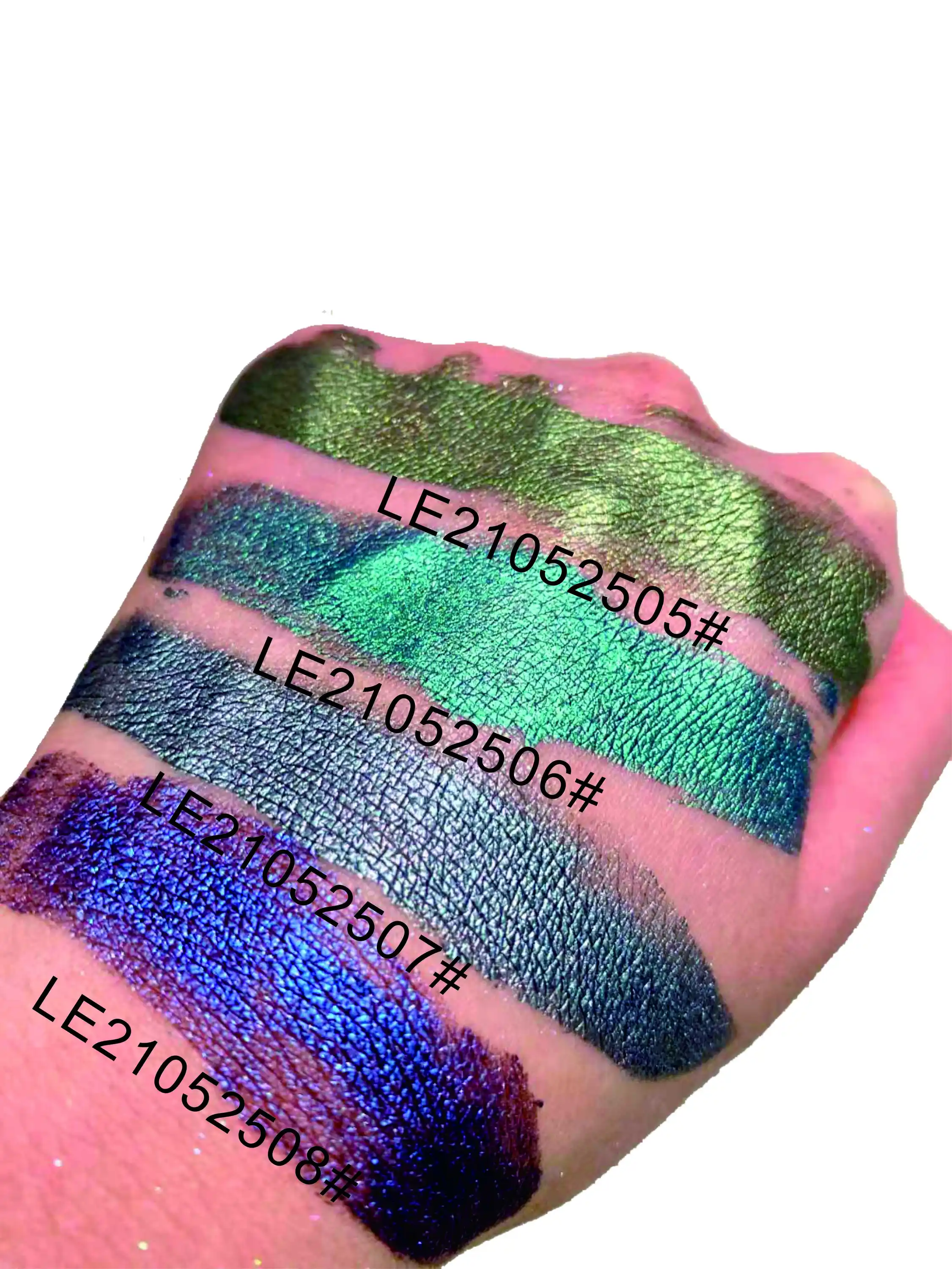 Private Label Luminous Glitter Eyeshadow Palette Powder Custom Logo Waterproof Long Lasting Chameleon Eye Shadow Makeup