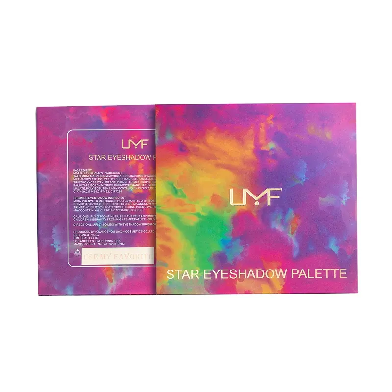 Waterproof Chemical-Based Eyeshadow Palette Private Label Shimmer Finish Long-Lasting Formula Custom Logo Wholesale 30 Colors