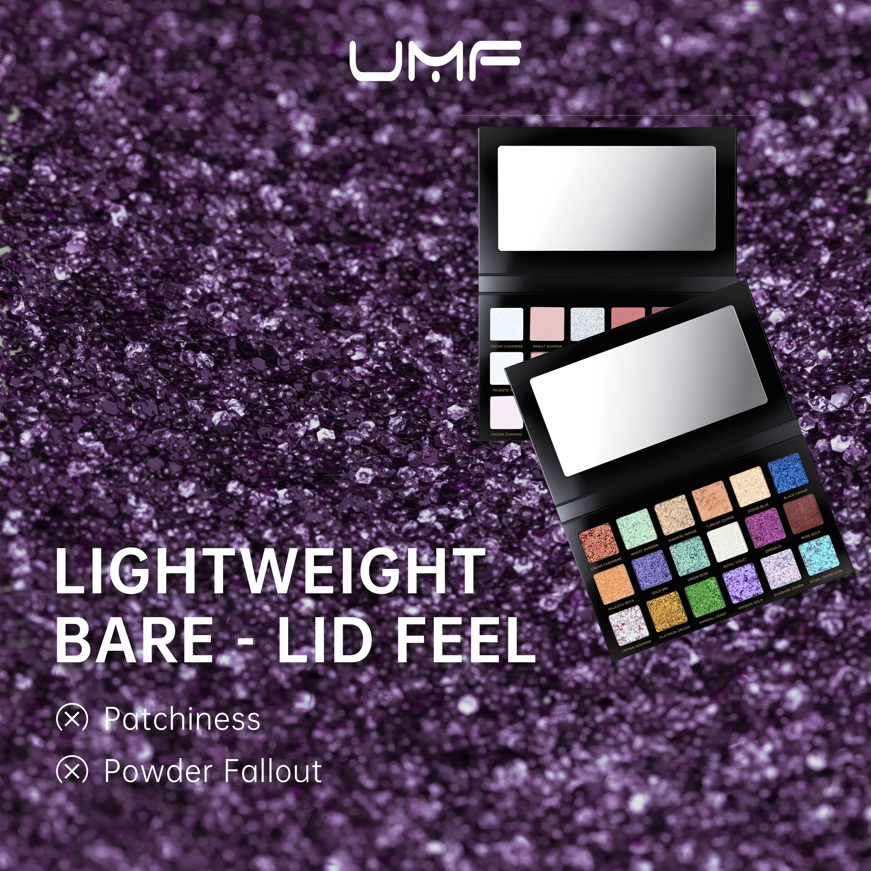 Custom Eyeshadow Palette OEM Chameleon Eyeshadow Waterproof Long Lasting Luxury 18 Colour Multi Chrome Eyeshadow Private Label