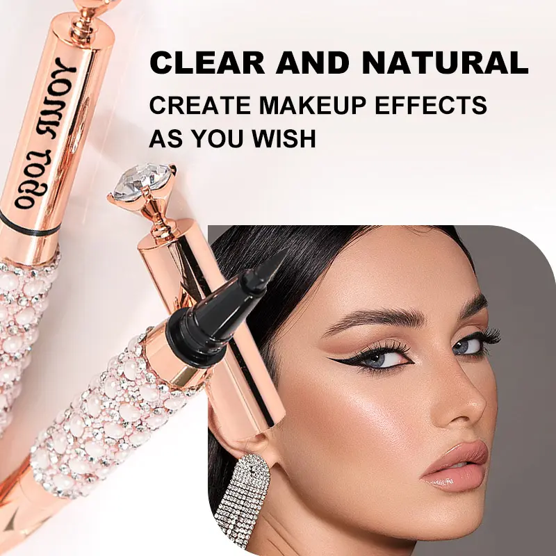Waterproof Black Liquid Eyeliner Cruelty Free Long Lasting Fine Tip Easy to Apply for Perfect Eye Makeup
