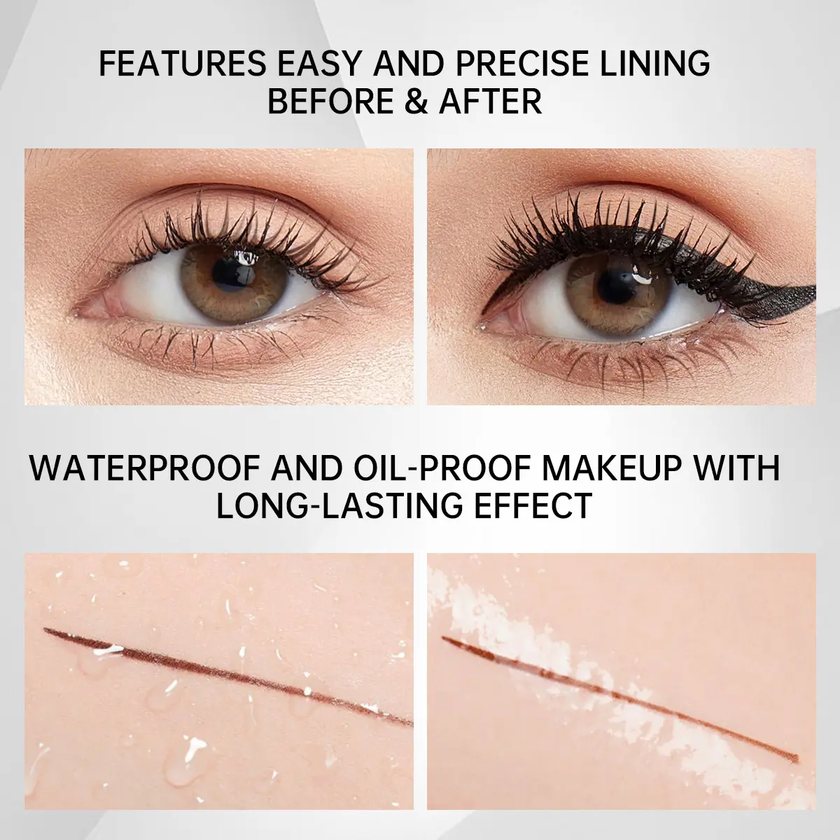 Waterproof Long Lasting Quick Dry Hot Sell Eyeliner Waterproof Eyeliner Pencil Liquid Eyeliner for Eye Beauty