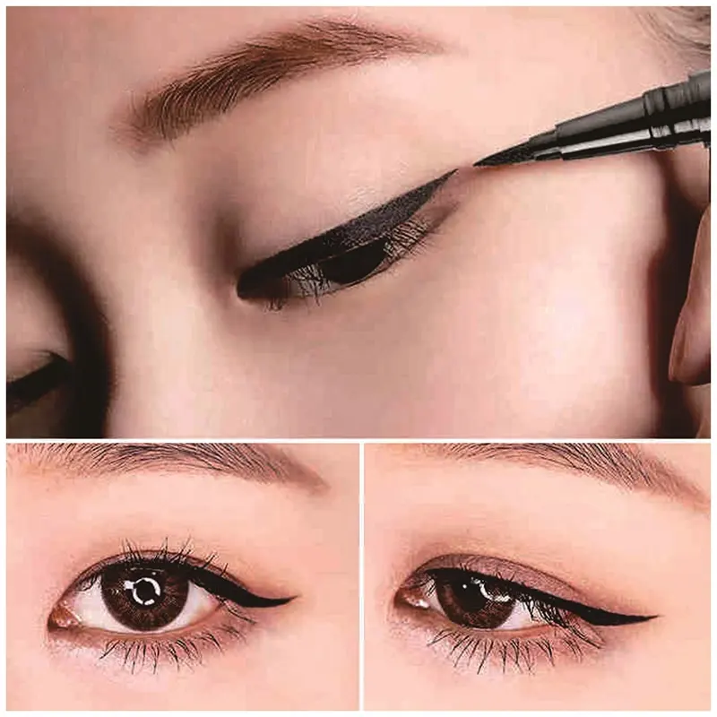 High Quality Long-Lasting Waterproof Mineral Liquid Eyeliner OEM ODM Private Label Cosmetics Use for Eyes