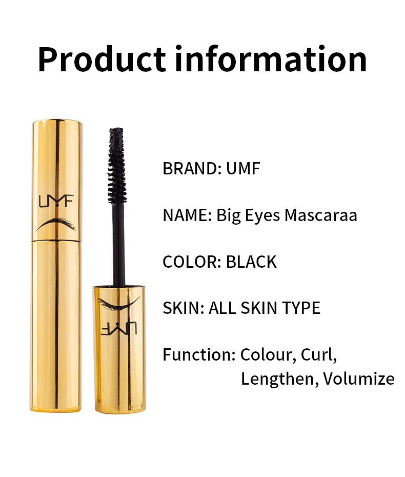 Custom Liquid Mineral Waterproof Long Lasting 4D Fiber Curling for OEM Private Label Makeup