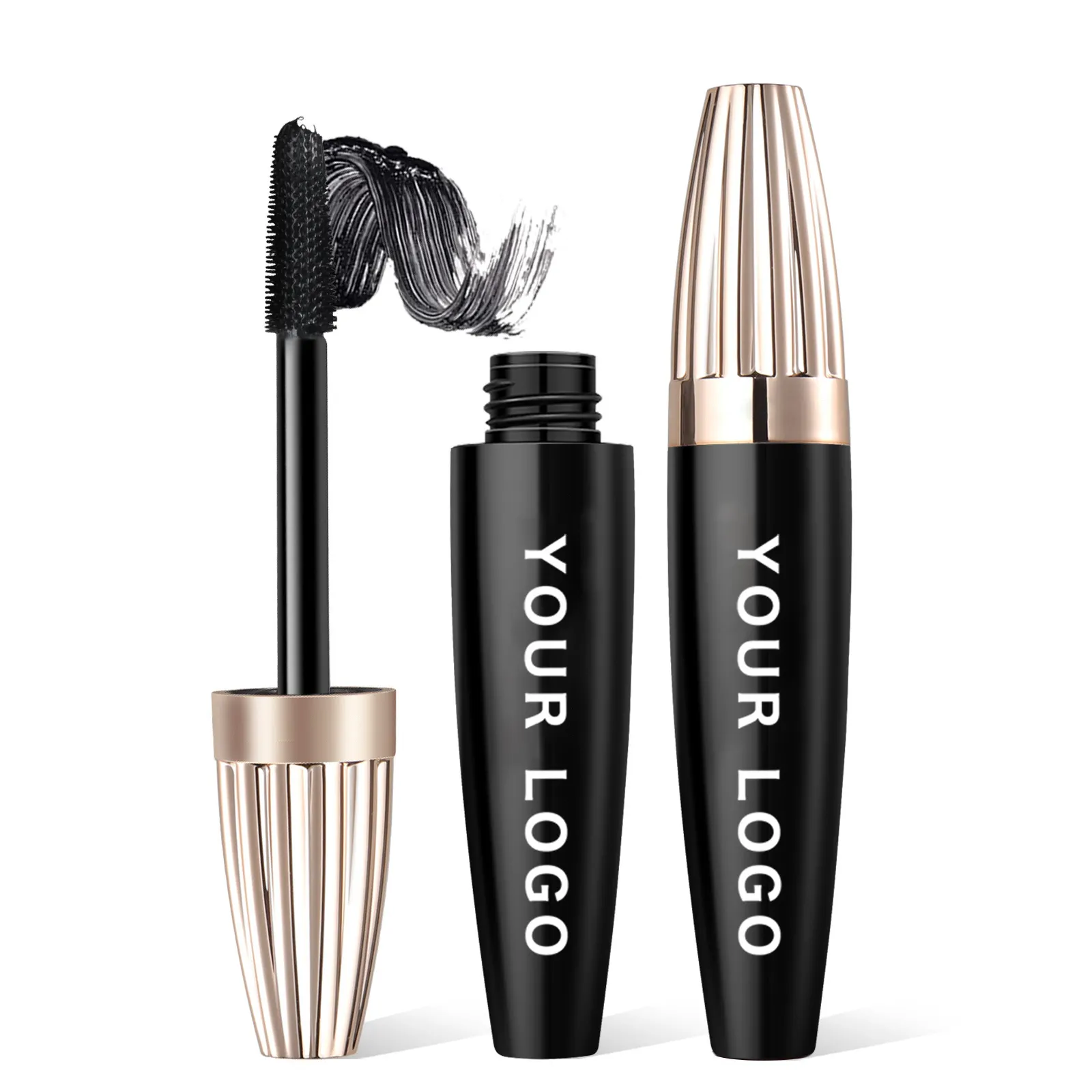 Custom Waterproof Curling Mineral for OEM Cosmetic Manufacturers Black 4D Fiber Private Label