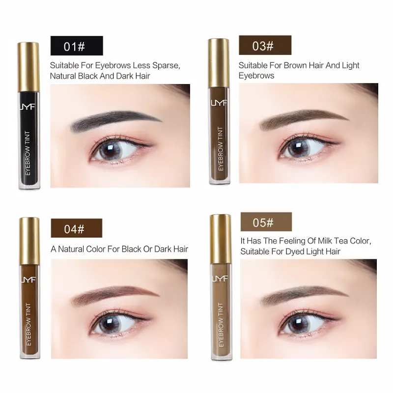 OEM ODM Mineral Liquid Eyebrow Gel Waterproof Transparent Pigment Cosmetic Private Label