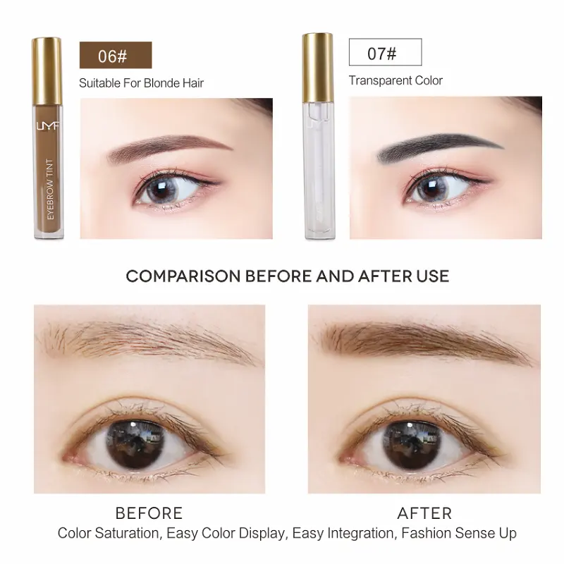 OEM ODM Mineral Liquid Eyebrow Gel Waterproof Transparent Pigment Cosmetic Private Label