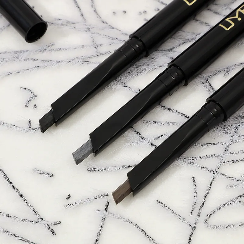 New Arrival Custom Waterproof Eyebrow Pencil Tube Private Label OEM ODM Pigmented Eyebrow Pencil Vegan Makeup