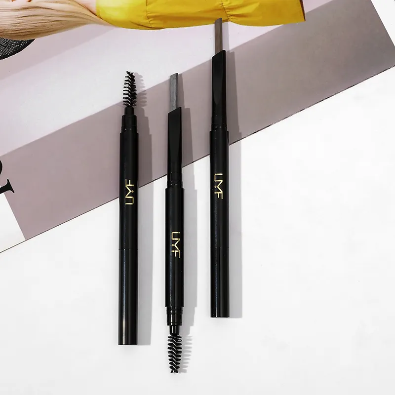 New Arrival Custom Waterproof Eyebrow Pencil Tube Private Label OEM ODM Pigmented Eyebrow Pencil Vegan Makeup