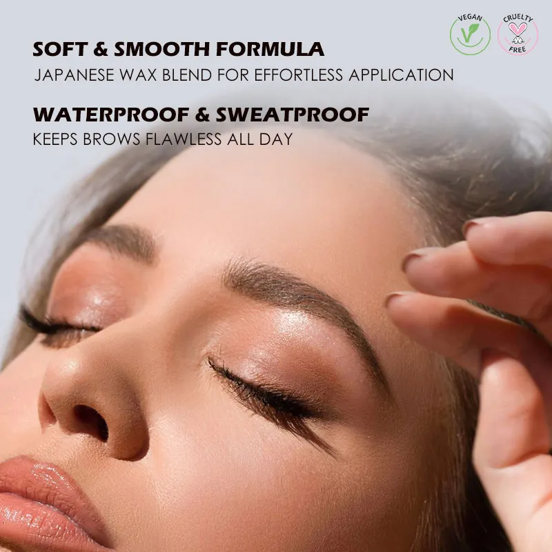 Private Label Wholesale Waterproof Long Lasting Eyebrow Pencil With Brush Custom Logo Natural Eye Brow Pencil
