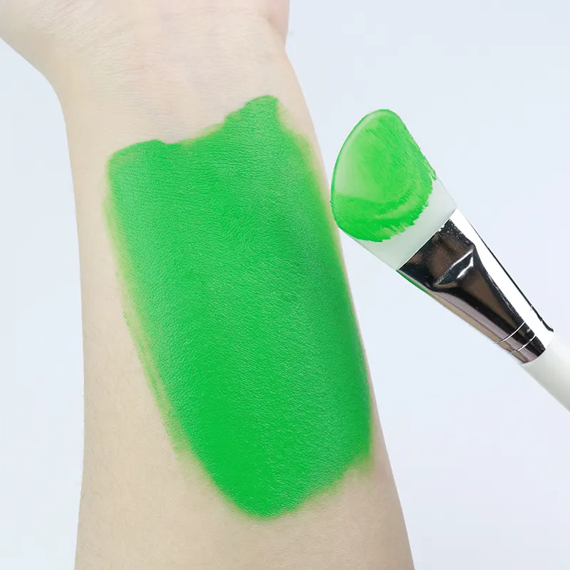 Wholesale Makeup Tools Soft Head Brush for Face Paint Single Customized Silicone Body Painting Brush With Logo