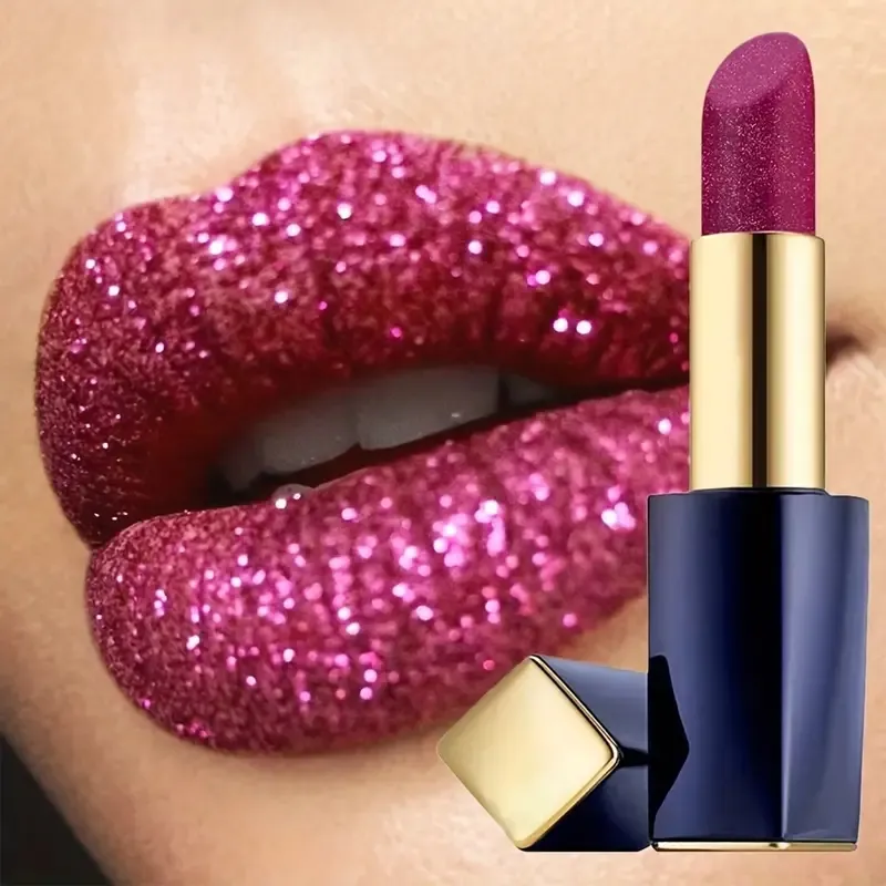 Custom Luxury Fashion Lipstick OEM Private Label High Quality Waterproof Long Lasting Moisturizing Metal Lipstick