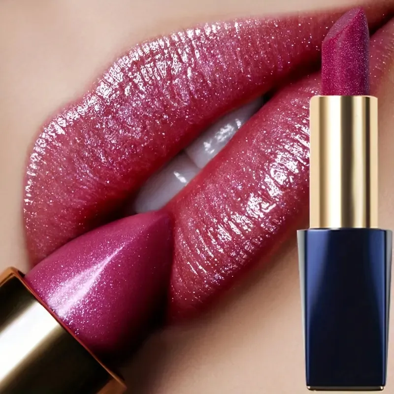 Custom Luxury Fashion Lipstick OEM Private Label High Quality Waterproof Long Lasting Moisturizing Metal Lipstick