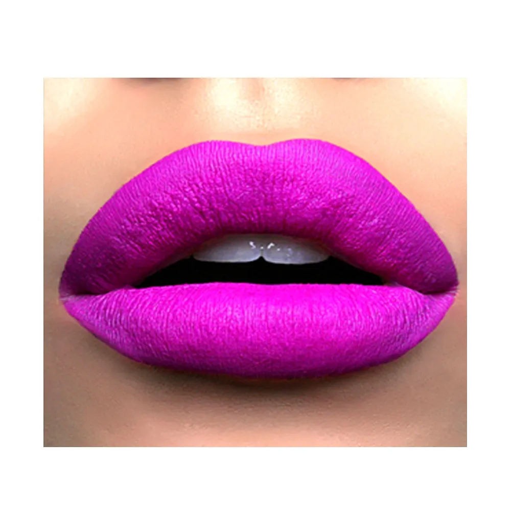 New Custom Black Mineral Beauty Matte Lipstick Case Tube Private Label OEM ODM Makeup Waterproof Long Lasting High Pigmented