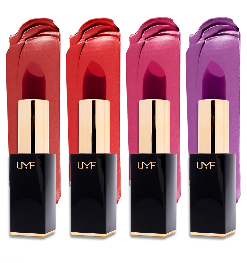 Matte Red Lipstick Fashion Luxury Waterproof Long Lasting High Pigmented Custom Private Label Cosmetic