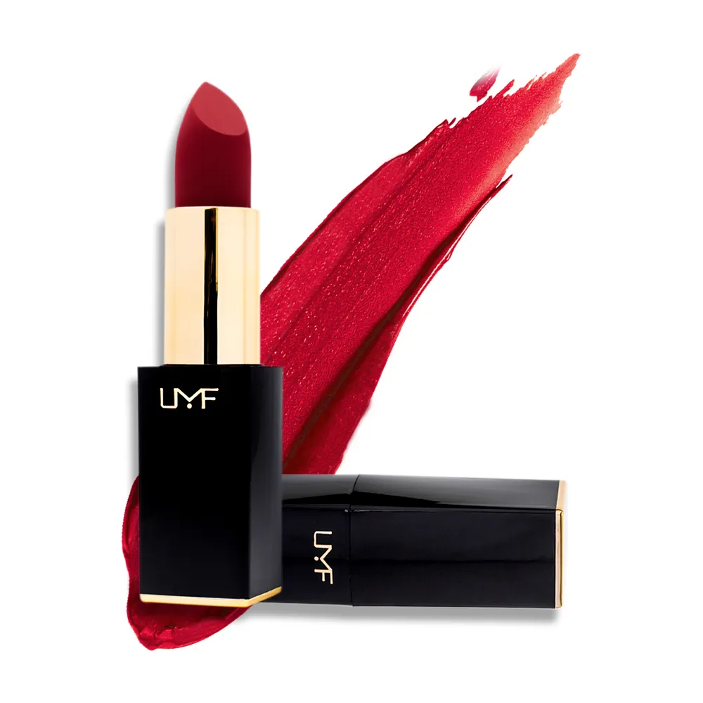 Matte Red Lipstick Fashion Luxury Waterproof Long Lasting High Pigmented Custom Private Label Cosmetic