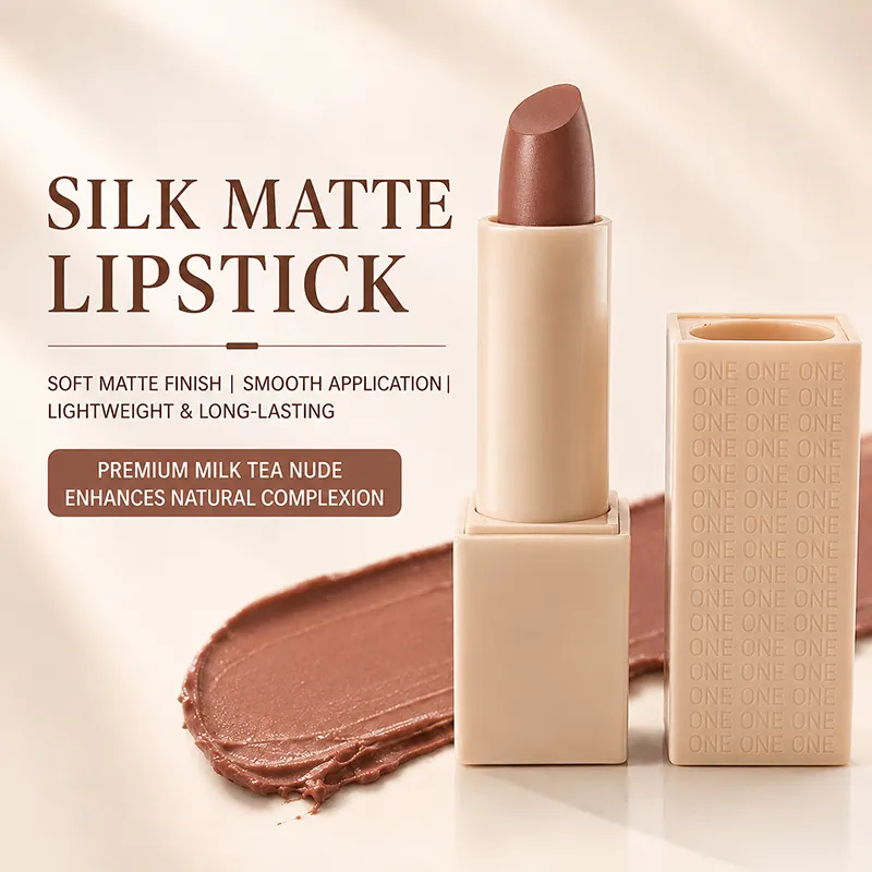Custom Lipstick OEM Cosmetics Cleaning Formula Manufacturer Waterproof Long-lasting Matte Velvet Lipstick Private Label