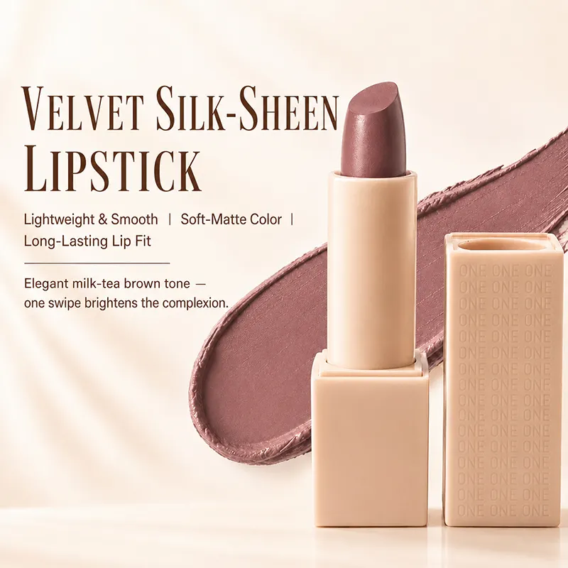 Custom Lipstick OEM Cosmetics Cleaning Formula Manufacturer Waterproof Long-lasting Matte Velvet Lipstick Private Label