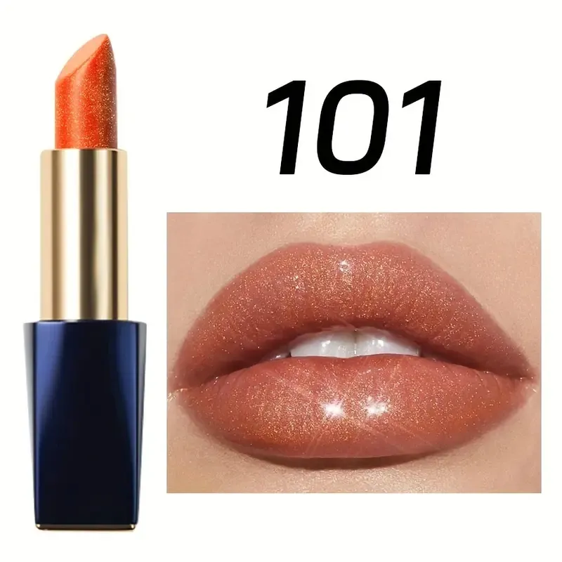 Custom Lipstick OEM Makeup Manufacturers Non-stick Cup Waterproof Long-lasting Moisturizing Pearlescent Lipstick Private Label