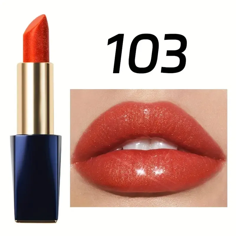 Custom Lipstick OEM Makeup Manufacturers Non-stick Cup Waterproof Long-lasting Moisturizing Pearlescent Lipstick Private Label